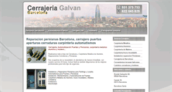 Desktop Screenshot of cerrajeriagalvan.es