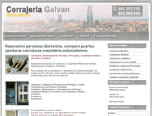 Tablet Screenshot of cerrajeriagalvan.es